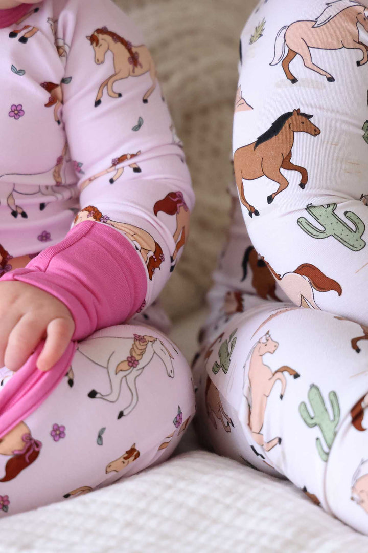 pony club sibling matching pajamas