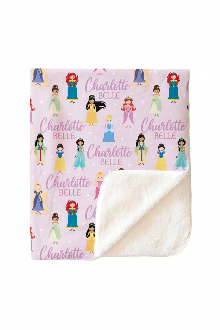 Personalized Themed Blankets for Girls
