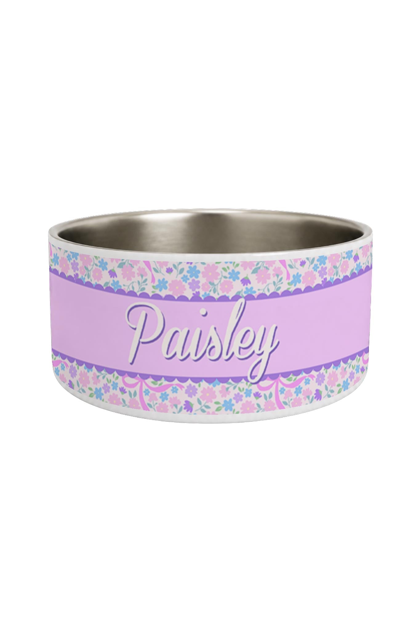 Personalized Pet Bowl | Ribbon Garden