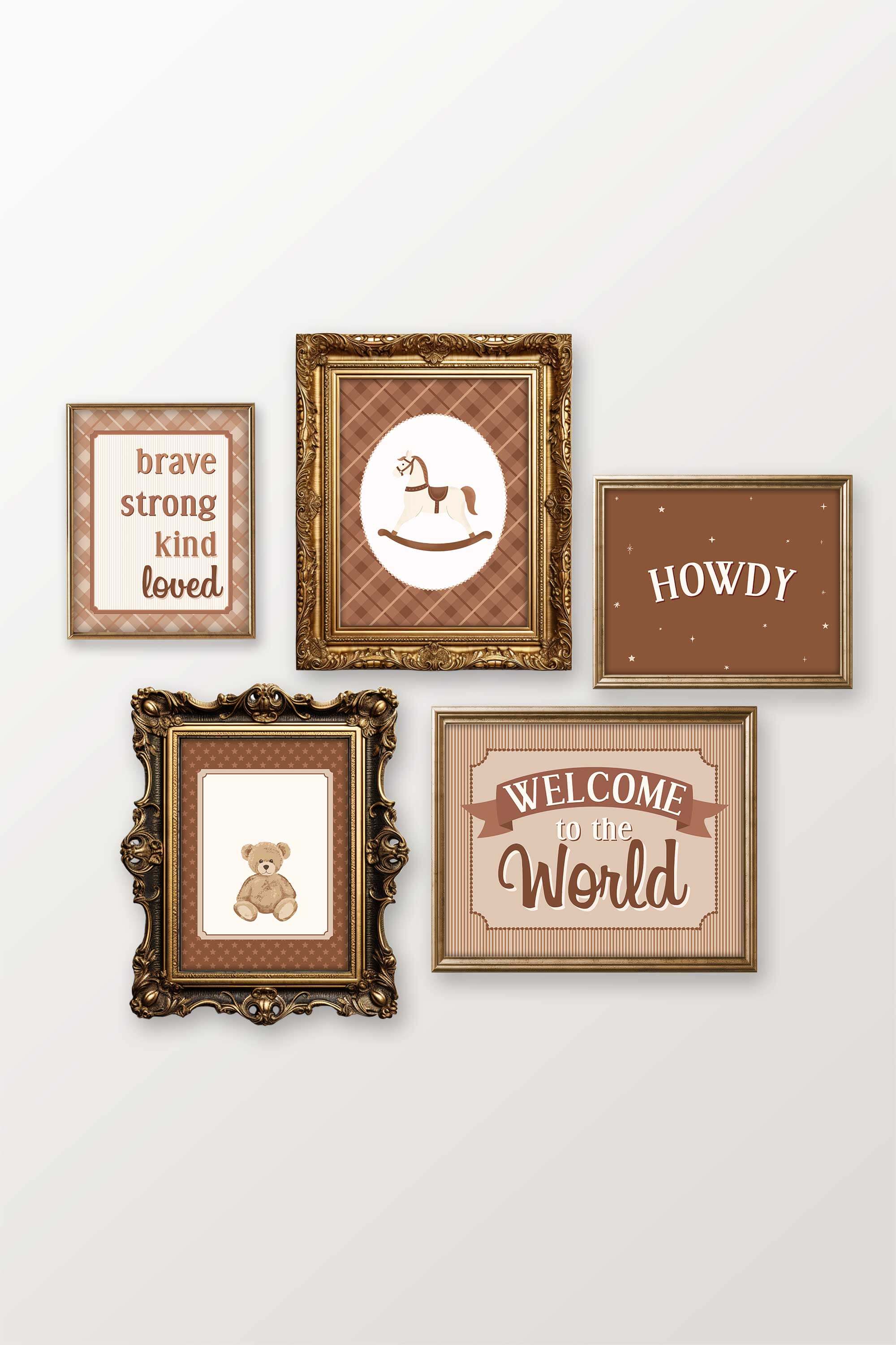 Rock-A-Bye Bundled Digital Nursery Wall Art