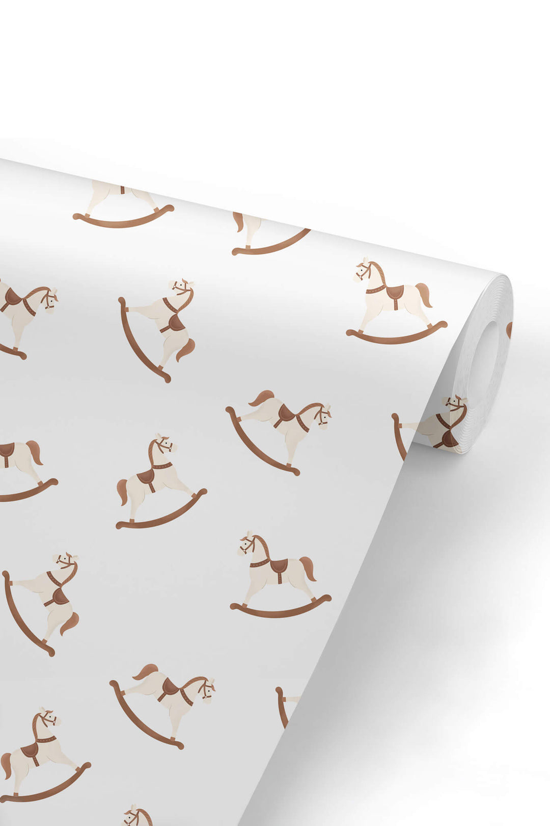 rocking horse removeable wallpaper