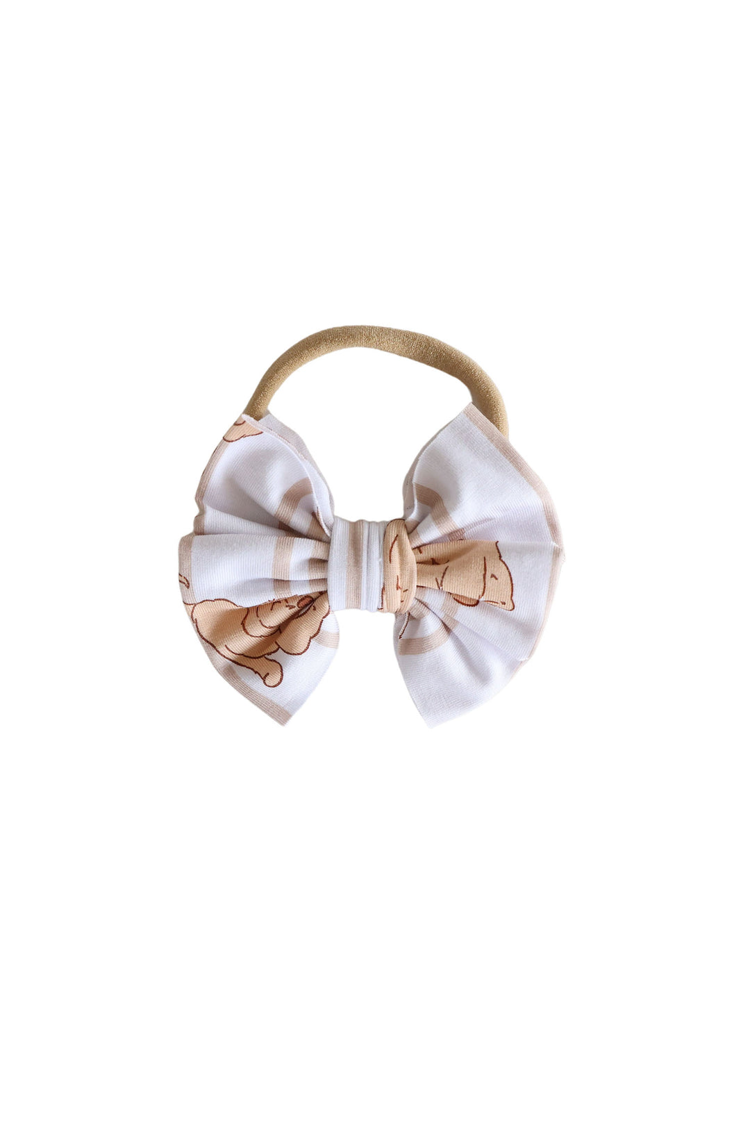 caden lane knit bow headband with lab print – ruff life collection