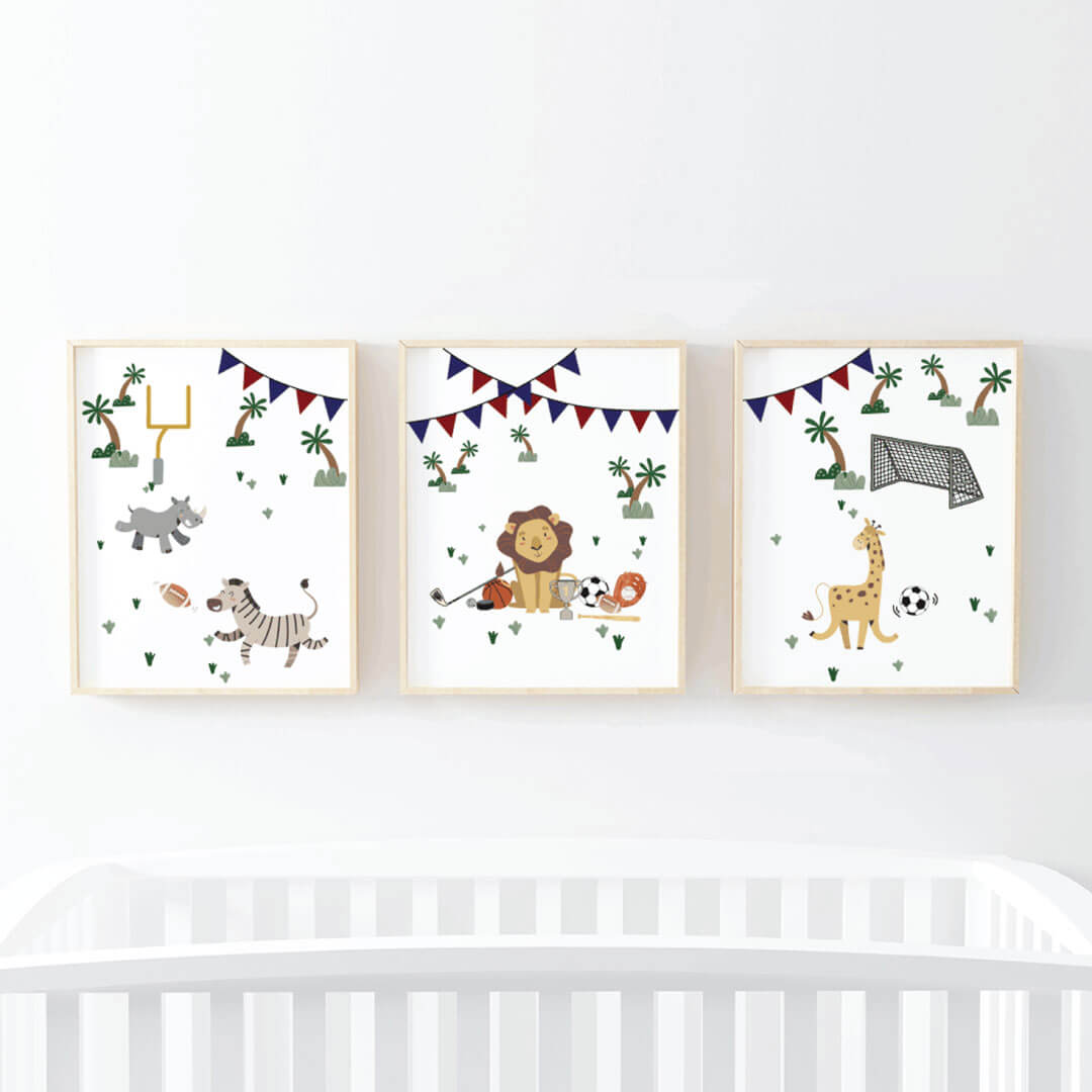 safari games wall art