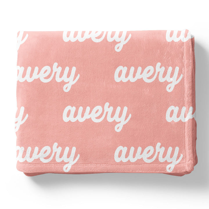 Rose Garden Personalized Color Blanket