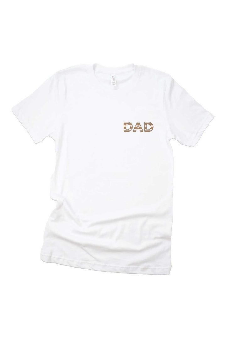 neutral striped dad cotton t-shirt 
