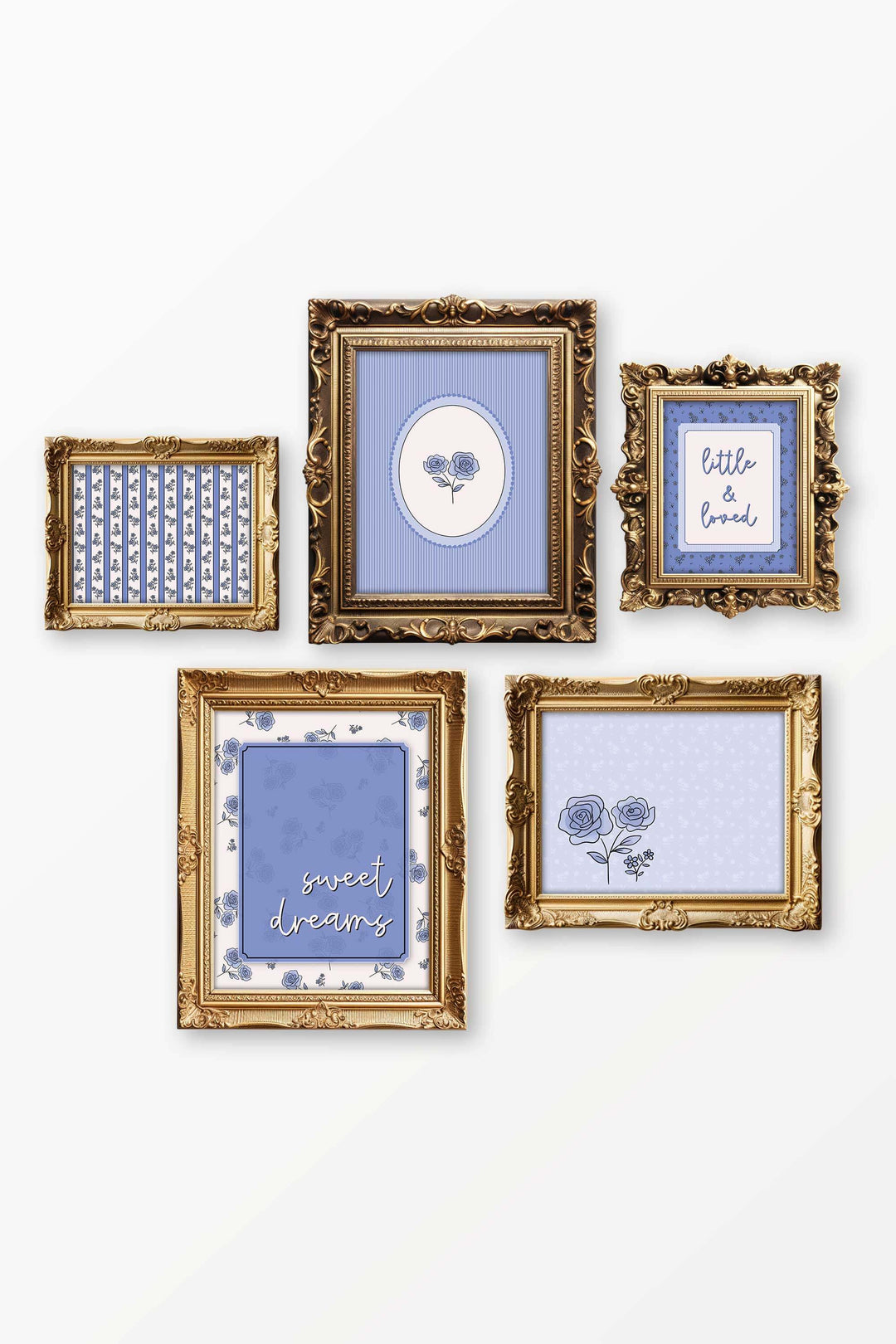 SAPPHIRE GARDEN DIGITAL NURSERY ART