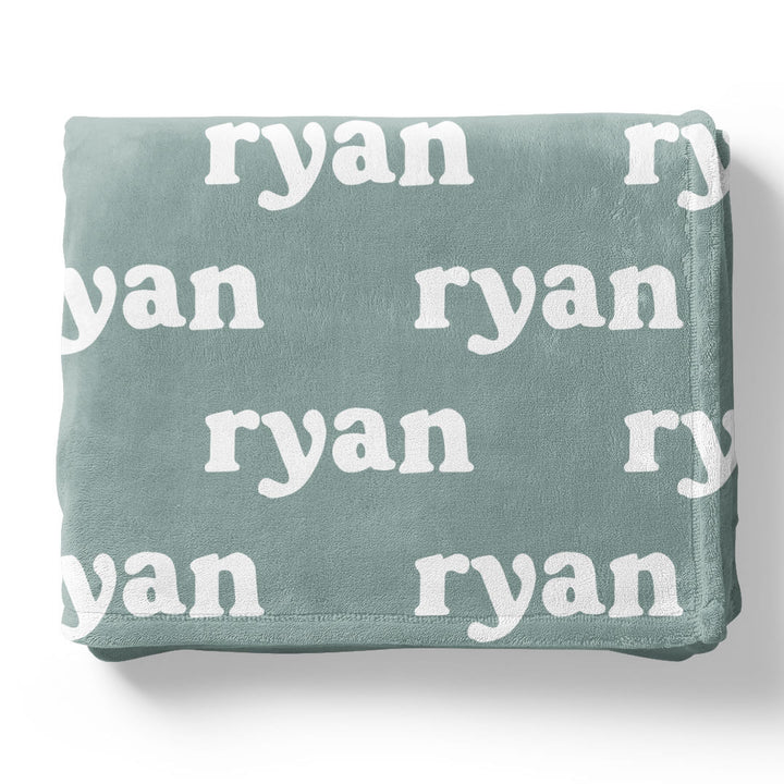 Candy Apple Personalized Color Blanket