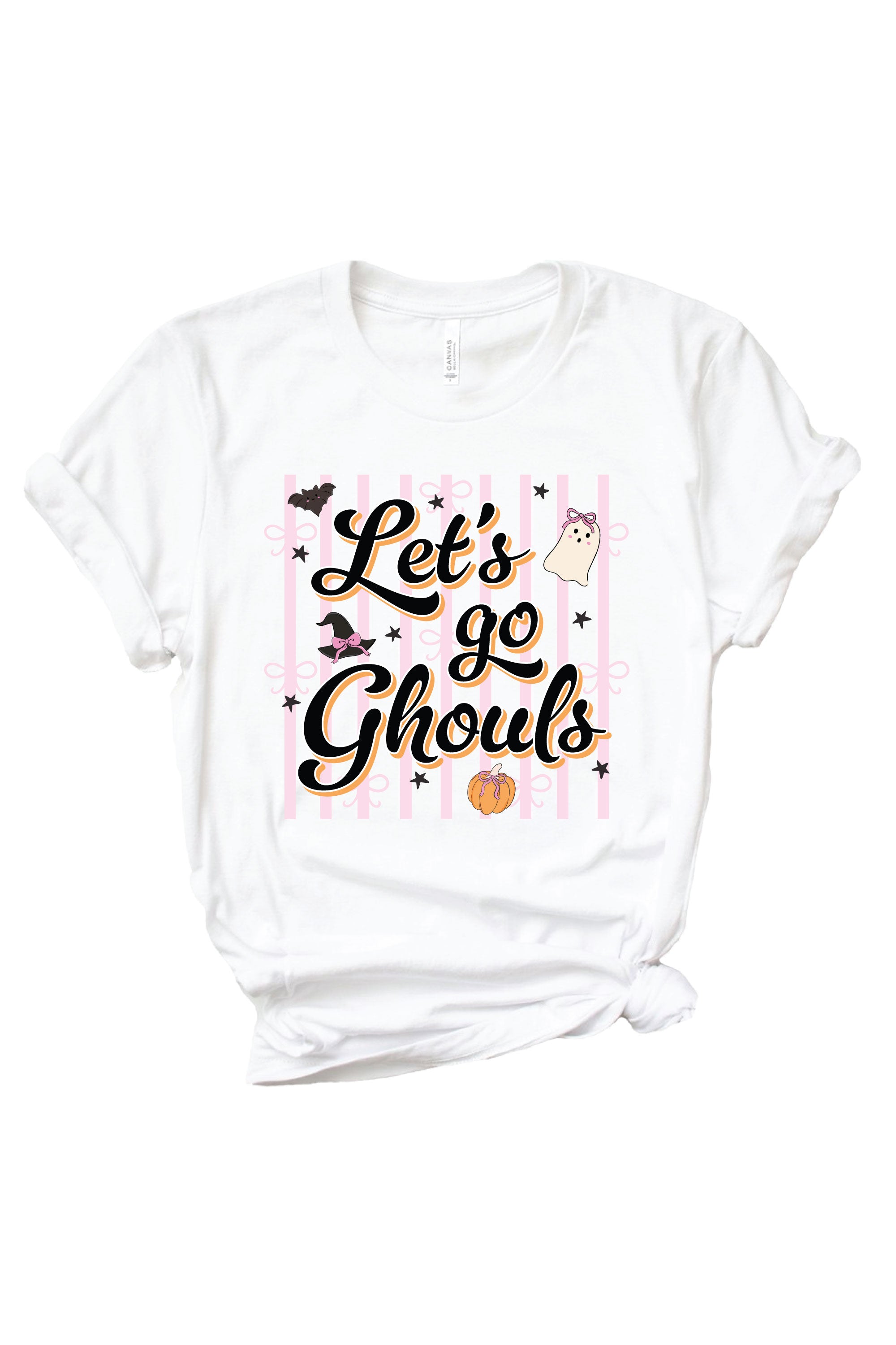 'Let's Go Ghouls' Adult Halloween Graphic Tee
