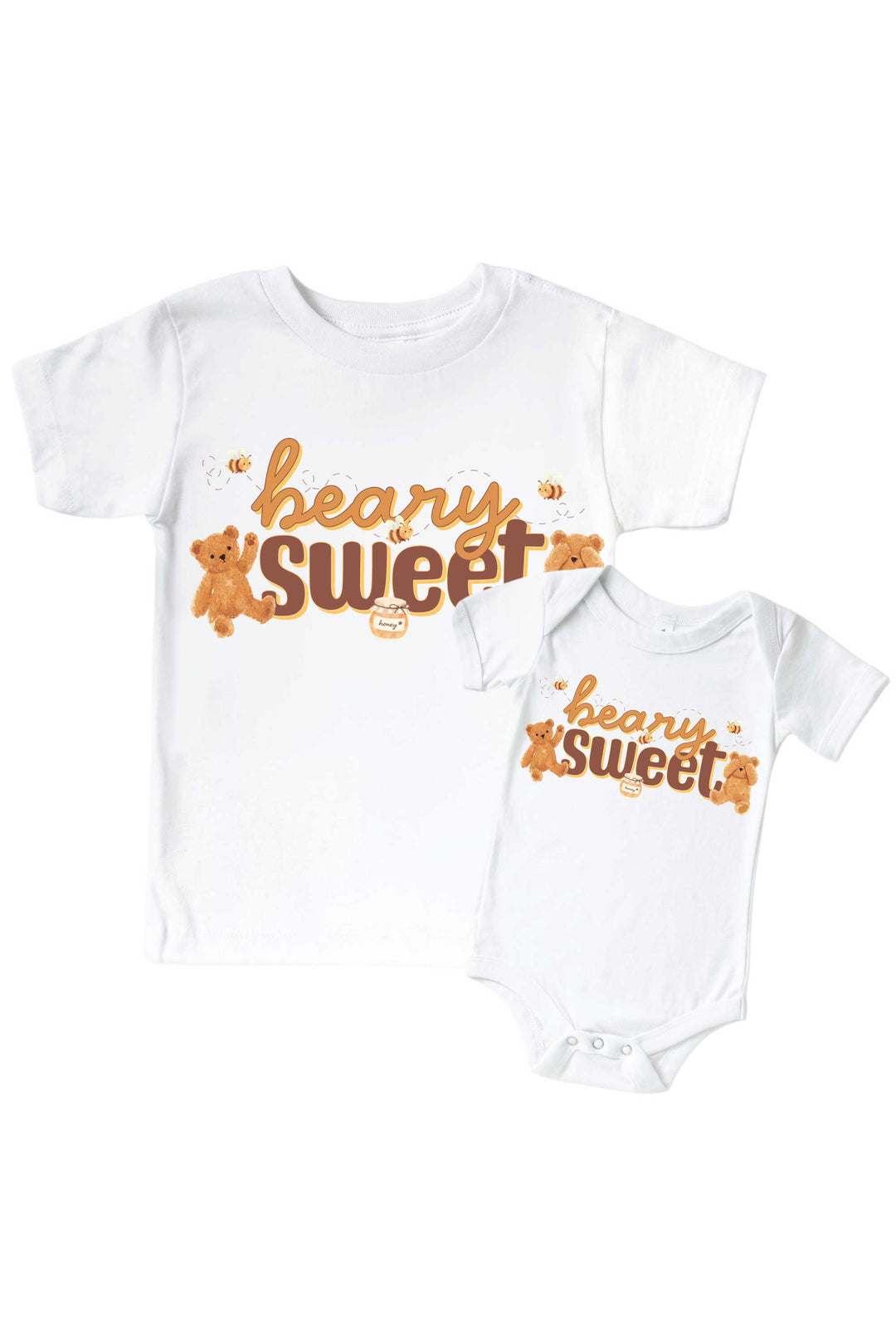 beary sweet graphic tee and bodysuit 