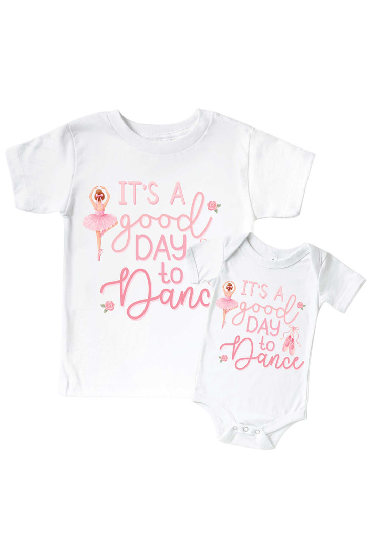 it's a good day graphic tee and bodysuit 