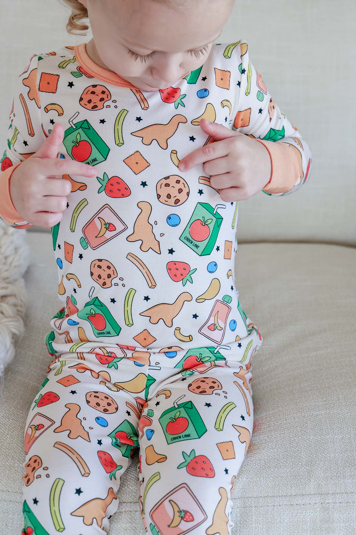 Two-Piece Bamboo Pajama Set | Snack Attack