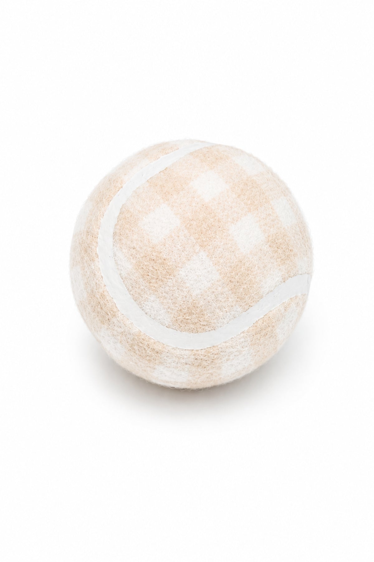 Dog Tennis Ball Toy | Snickerdoodle Gingham