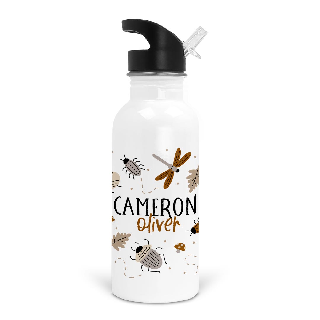 snuggle bug personalized water bottle for kids 