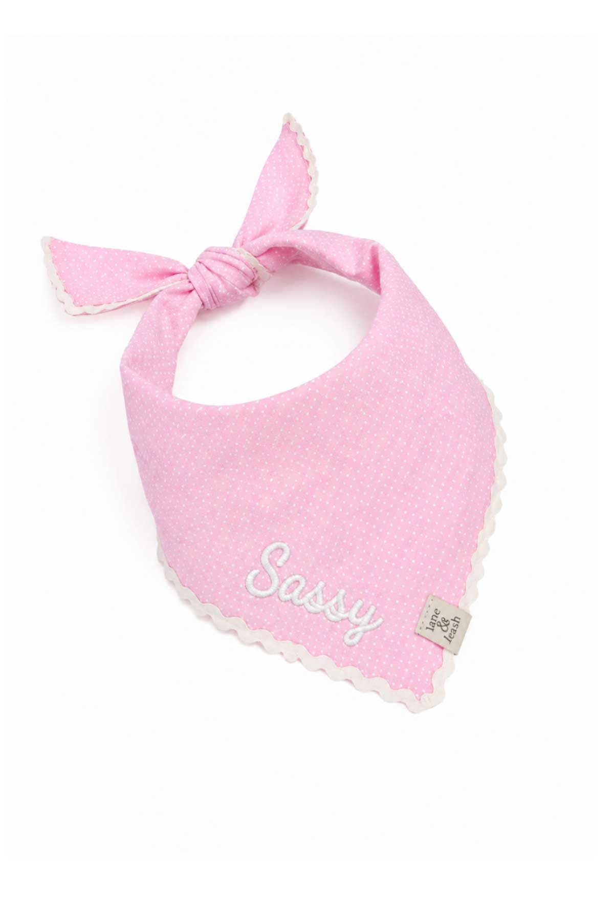 Embroidered Pet Bandana | Sweet Pea Spots
