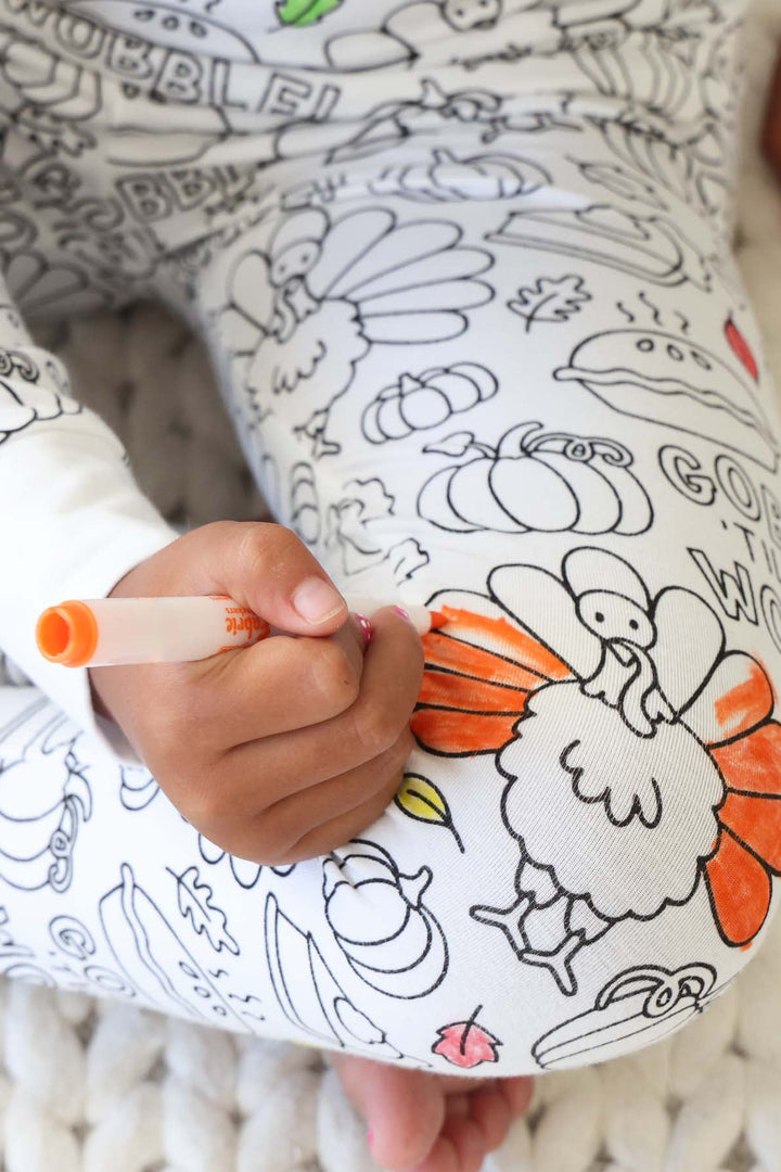 colorme pajama thanksgiving