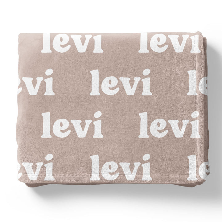 Personalized Color Blanket | Taupe
