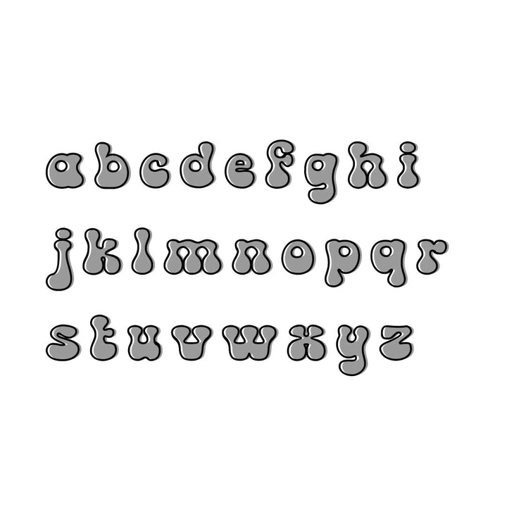 duck lowercase font 