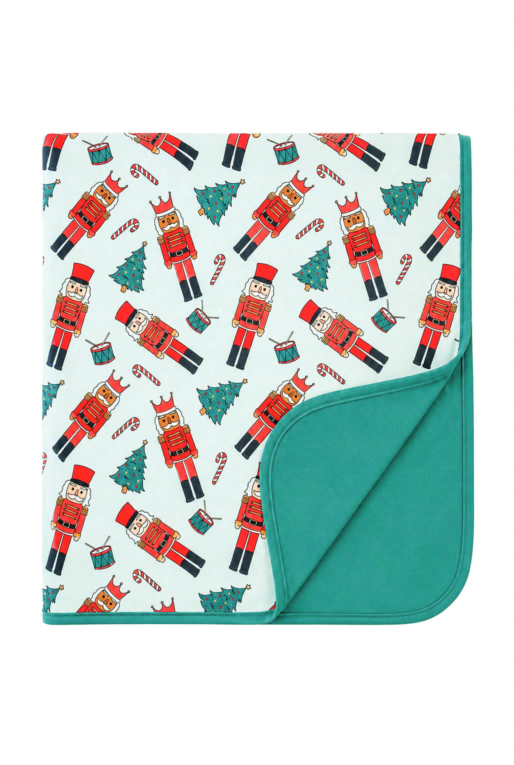Double-Sided Bamboo Blanket | Toy Soldier Green
