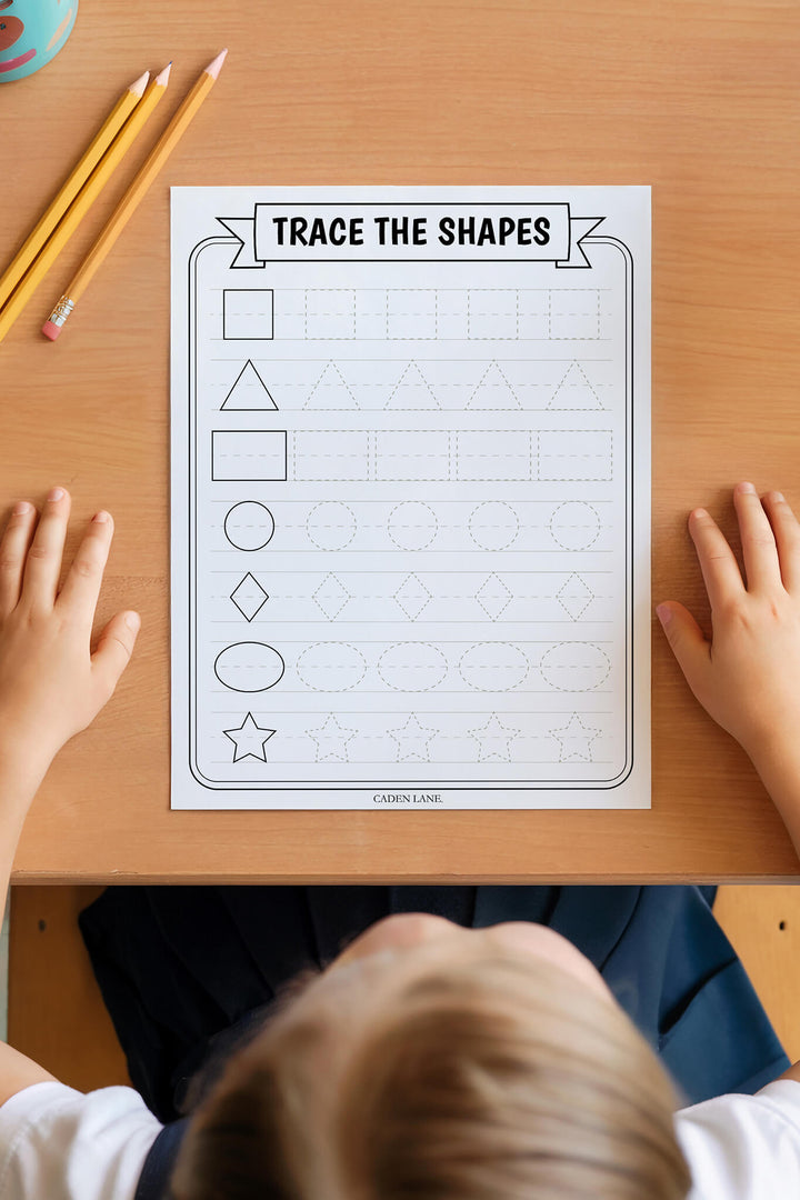 trace the shapes worksheet