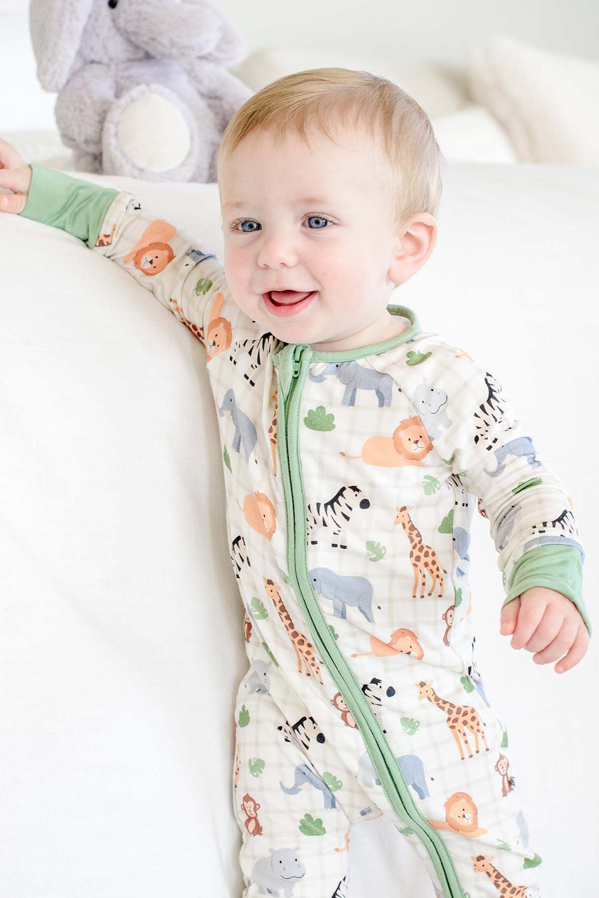 Bamboo Convertible Zipper Romper | Wild Child