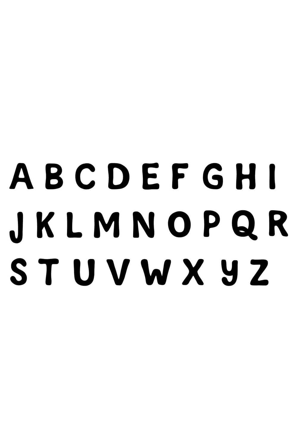 wobbly bobbly font 