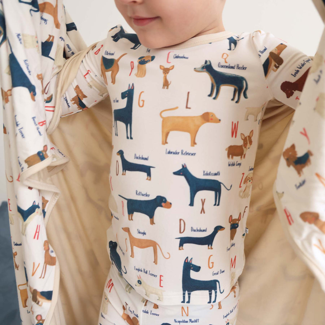 abc paw-ty two piece pajama set 