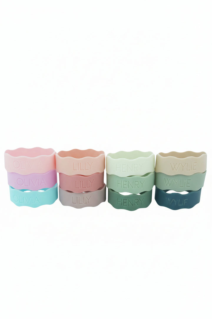 personalized silicone bottle labels 