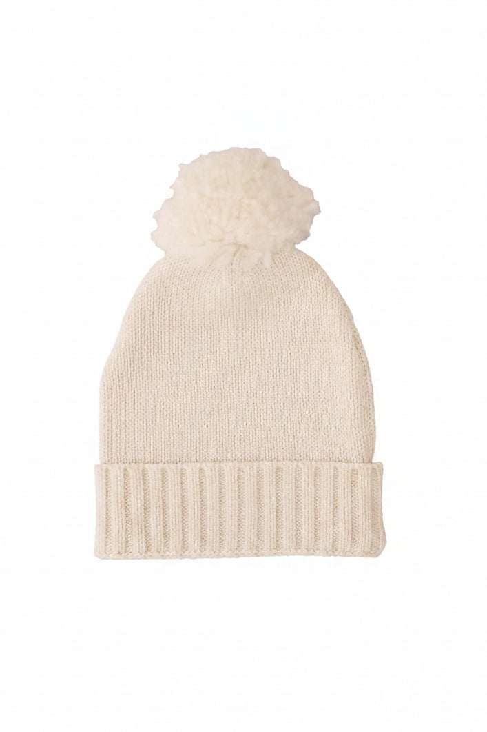ash knit baby beanie 
