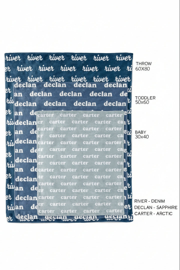 color blanket sizes