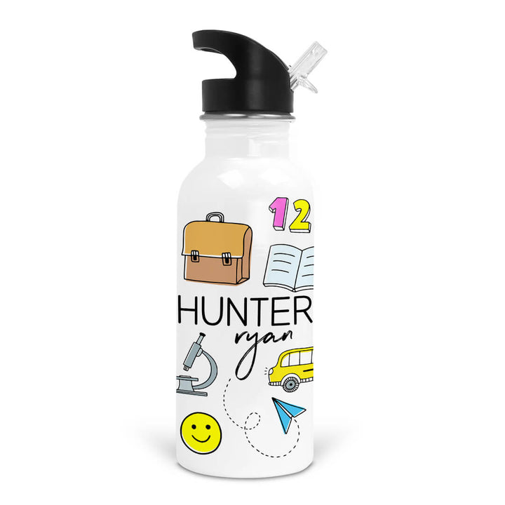 back to school kids water bottle 