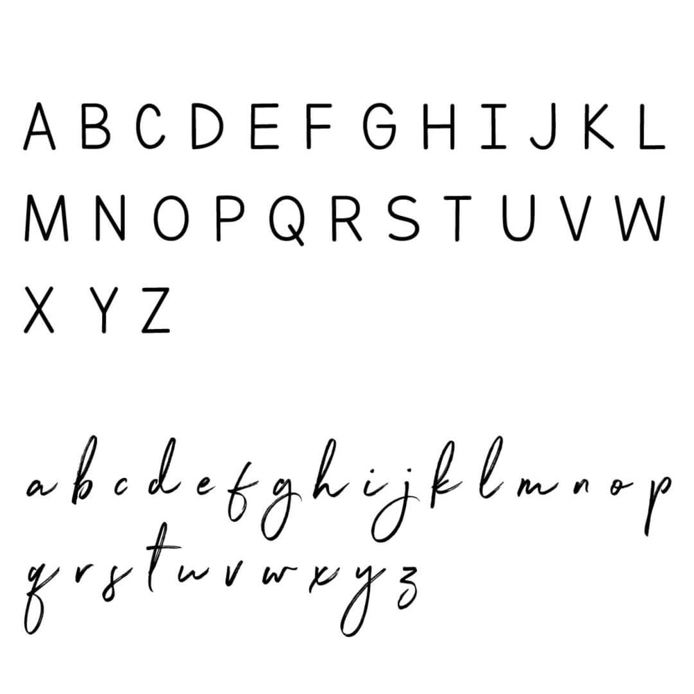 back to school font