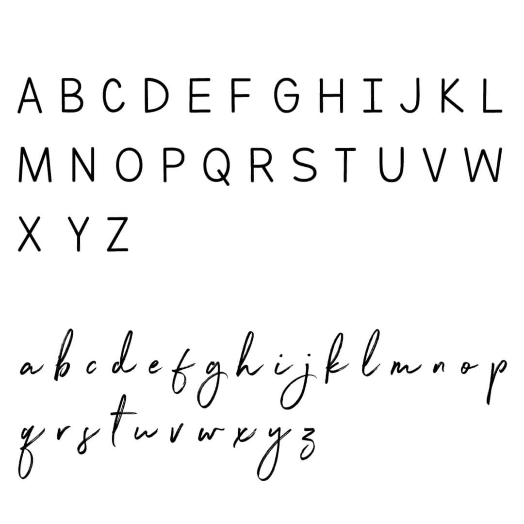 back to school font