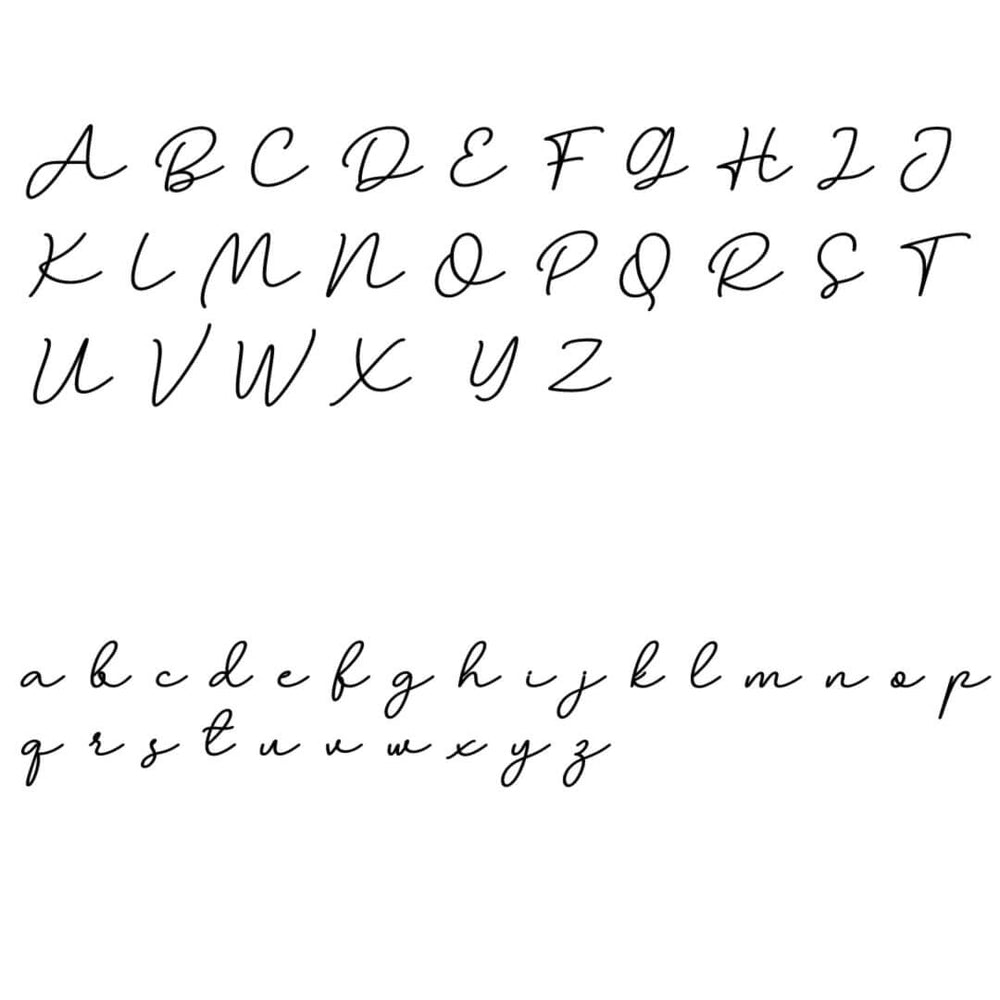 bailey's blue floral font