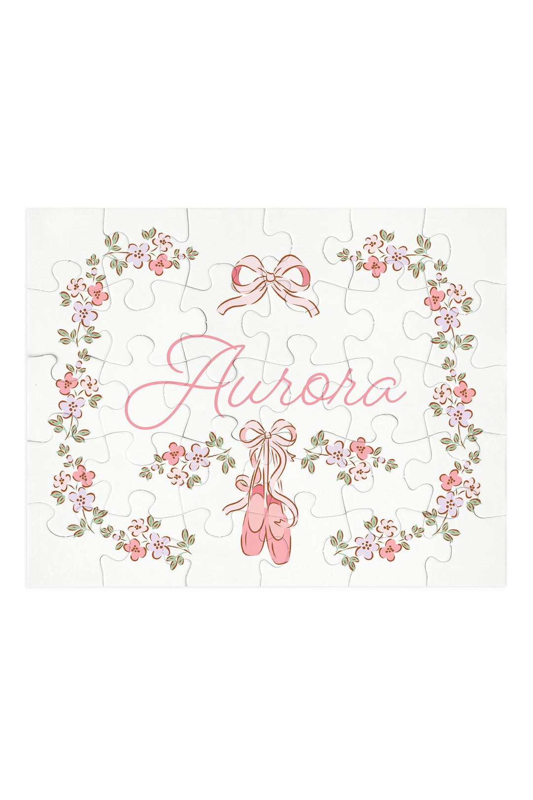Kids Personalized 30 Piece Puzzle | Ballet Blossoms