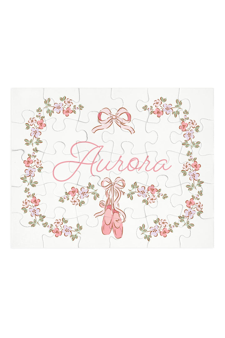 Kids Personalized 30 Piece Puzzle | Ballet Blossoms