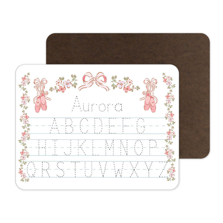 Kids Personalized Whiteboard | Ballet Blossoms
