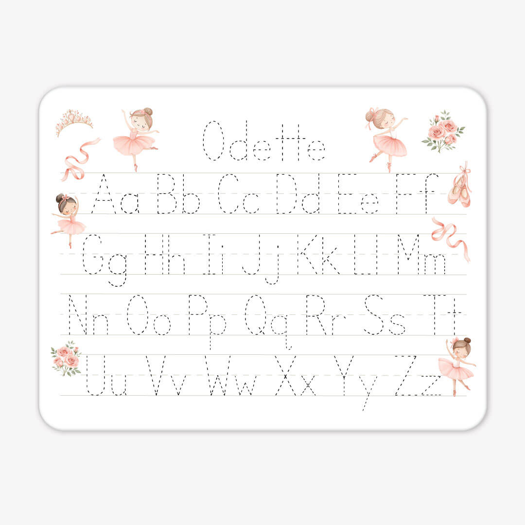 Kids Personalized Whiteboard | Ballet Princess