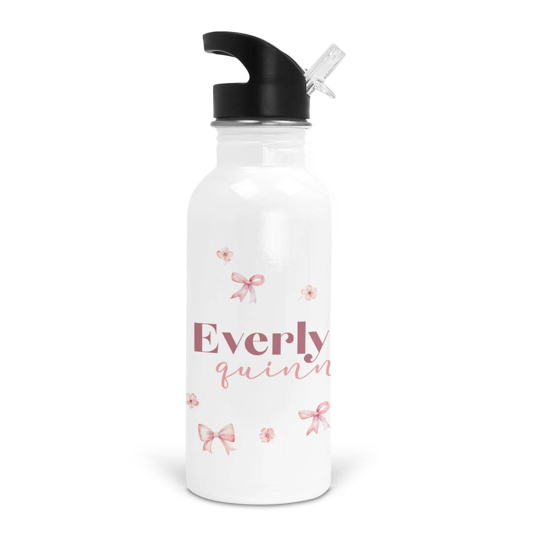 Ballet & Bows Personalized Kids Water Bottle