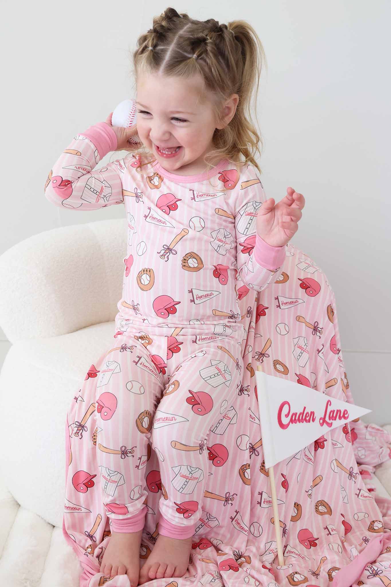 Two-Piece Pajama Set | Ballpark Babes