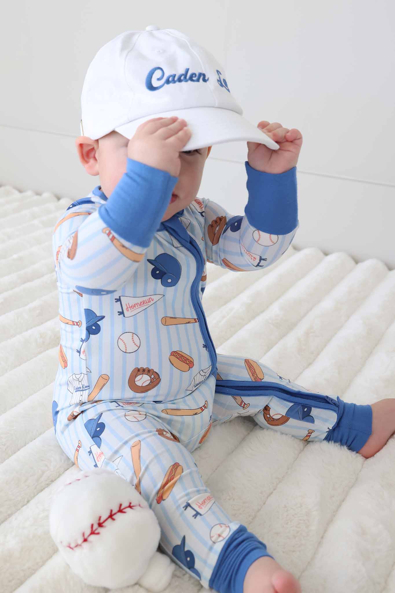 Ballpark Bros Convertible Bamboo Zip Romper
