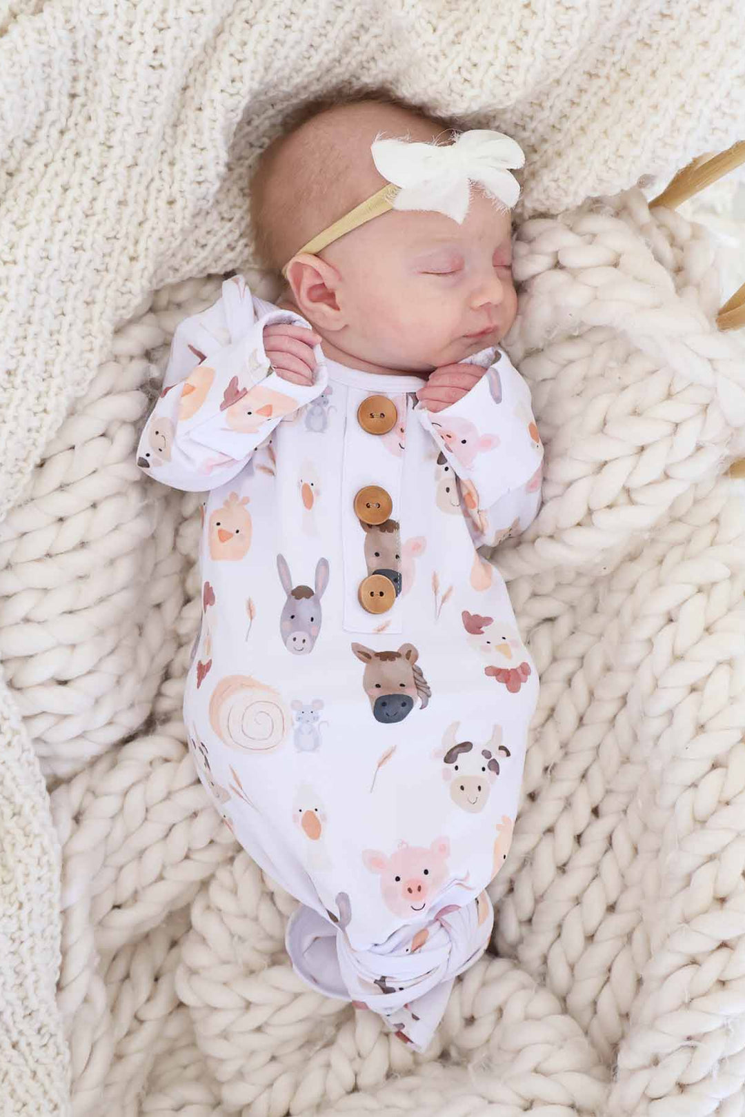 farm animal newborn outfit