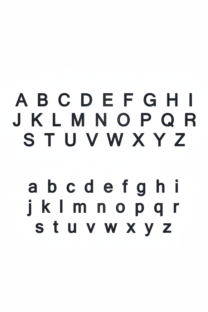 basic embroidery font 