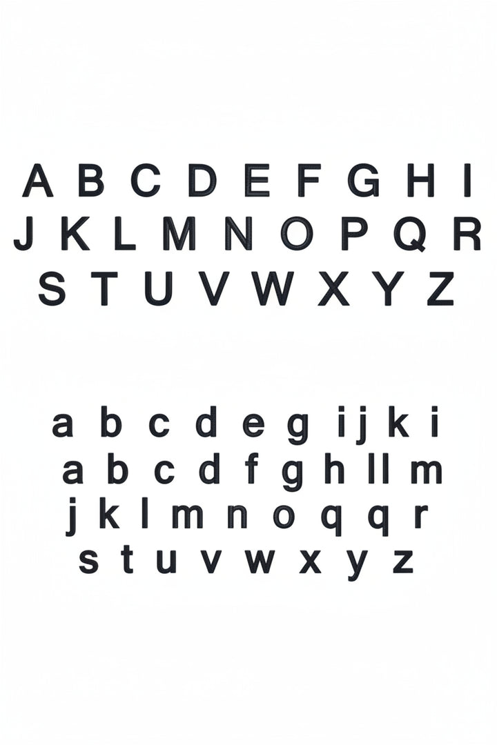 basic block embroidery font