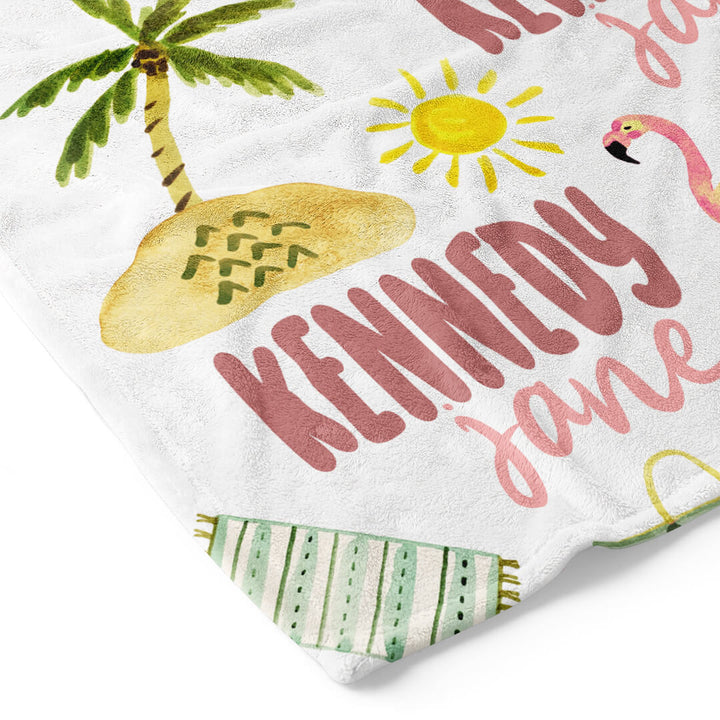 beach toddler blanket 