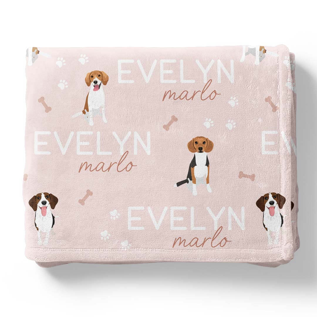 Personalized Kids Blankets | Dog Breeds
