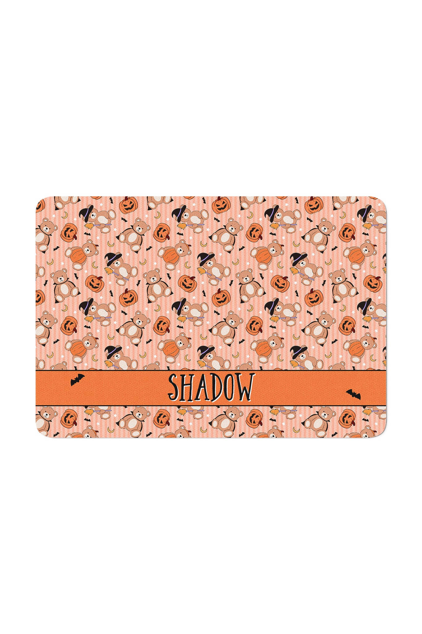 Personalized Halloween Pet Placemat | Beary Scary