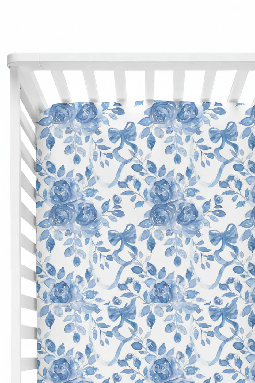 Betsy's Blooms Crib Sheet