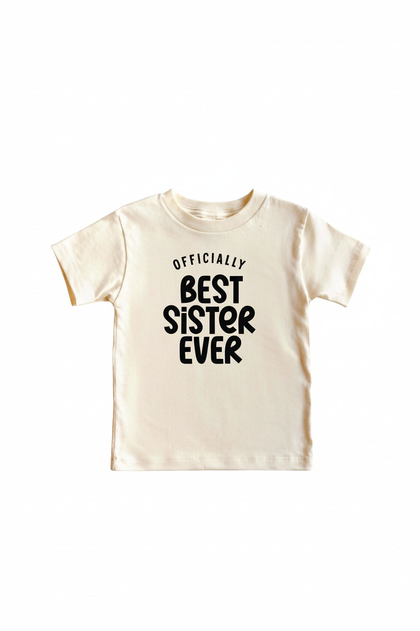 Best Big Sister Ever Graphic Tee | Natural