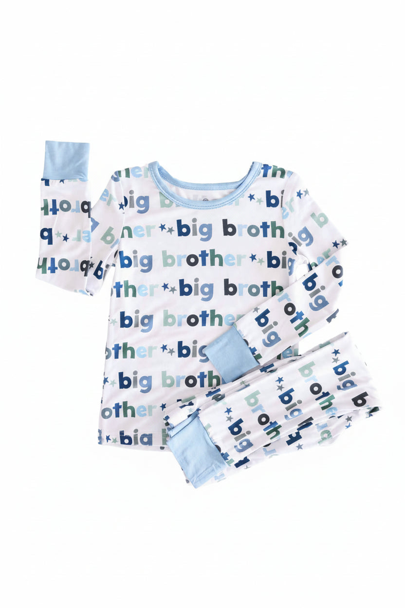 big brother two piece pajama set