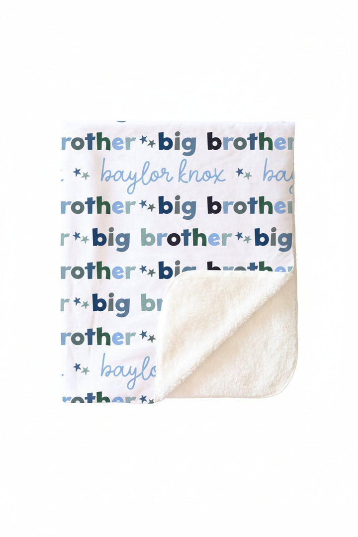 Personalized Kids Blanket | Big Sibling
